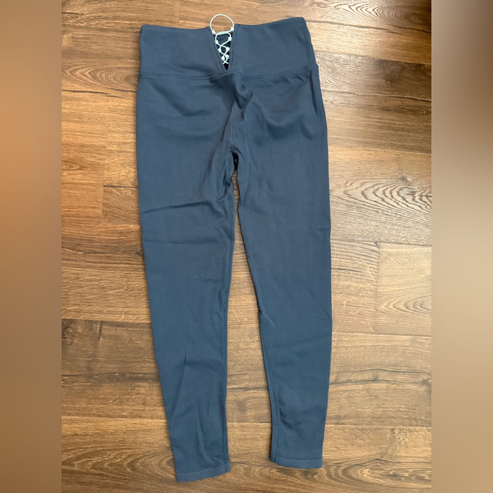 Fabletics High Waisted Seamless Ribbed Leggings